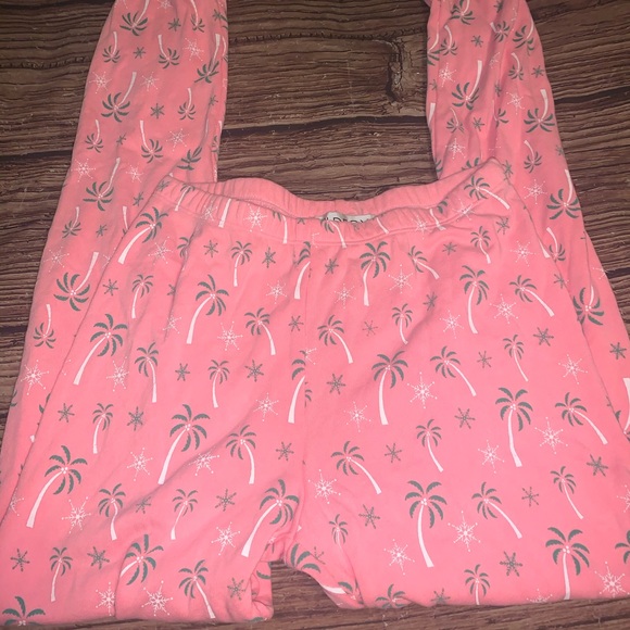 Wildfox tropical Christmas tree joggers S - Picture 2 of 5